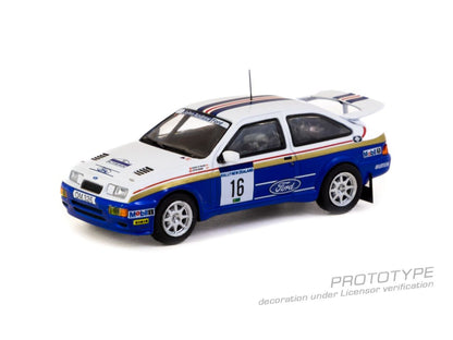 1/64 FORD SIERRA RS COSWORTH RALLY OF NEW ZEALAND 1989 S. AL-HAJRI/S.BOND - Tarmac - TCT6405889NZR16