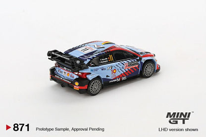 1/64 HYUNDAI I20 N RALLY1 HYBRID NO.11 (LHD) 2024 RALLYE MONTE-CARLO WINNER (LHD) BLISTER PACKAGING - MGT00871-BL