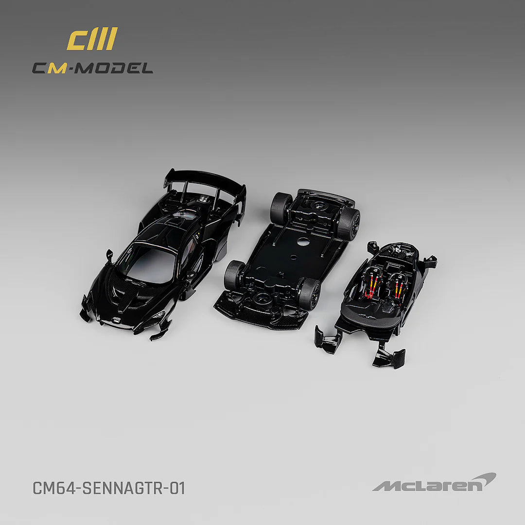 1:64 MCLAREN SENNA GTR BLACK - CM64-SennaGTR-01