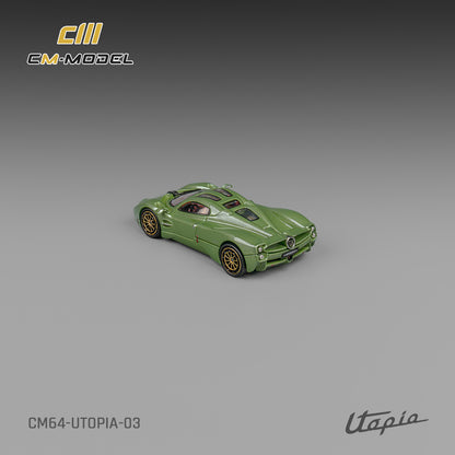 1:64 Pagani Utopia (Metallic green) -  CM Models - CM64-Utopia-03