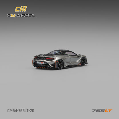 1/64 Mclaren 765LT Silver Gray 765LT  - CM Models - CM64-765LT-20