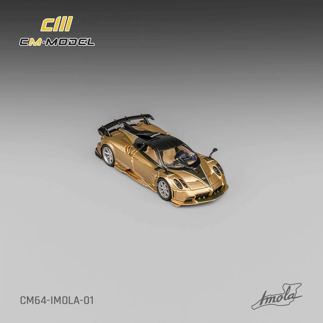 1:64 Pagani Imola Gold Fullcarbon-  CM Models - CM64-Imola-01