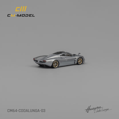 1:64 Pagani Codalunga Metallic silver- CM Models - CM64-Codalunga-03