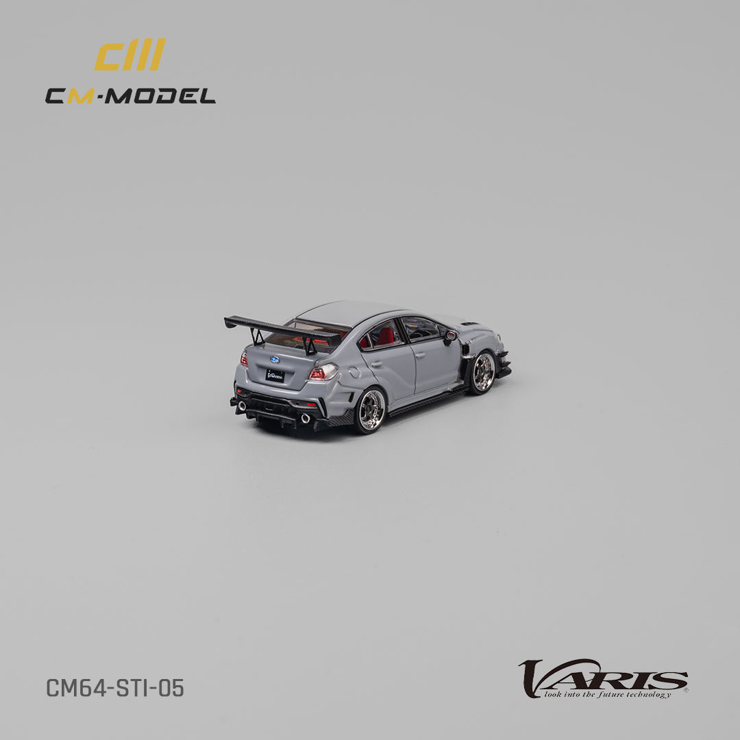 1:64 Subaru STI Varis Widebody 1.0 Gray - CM64- STI-05