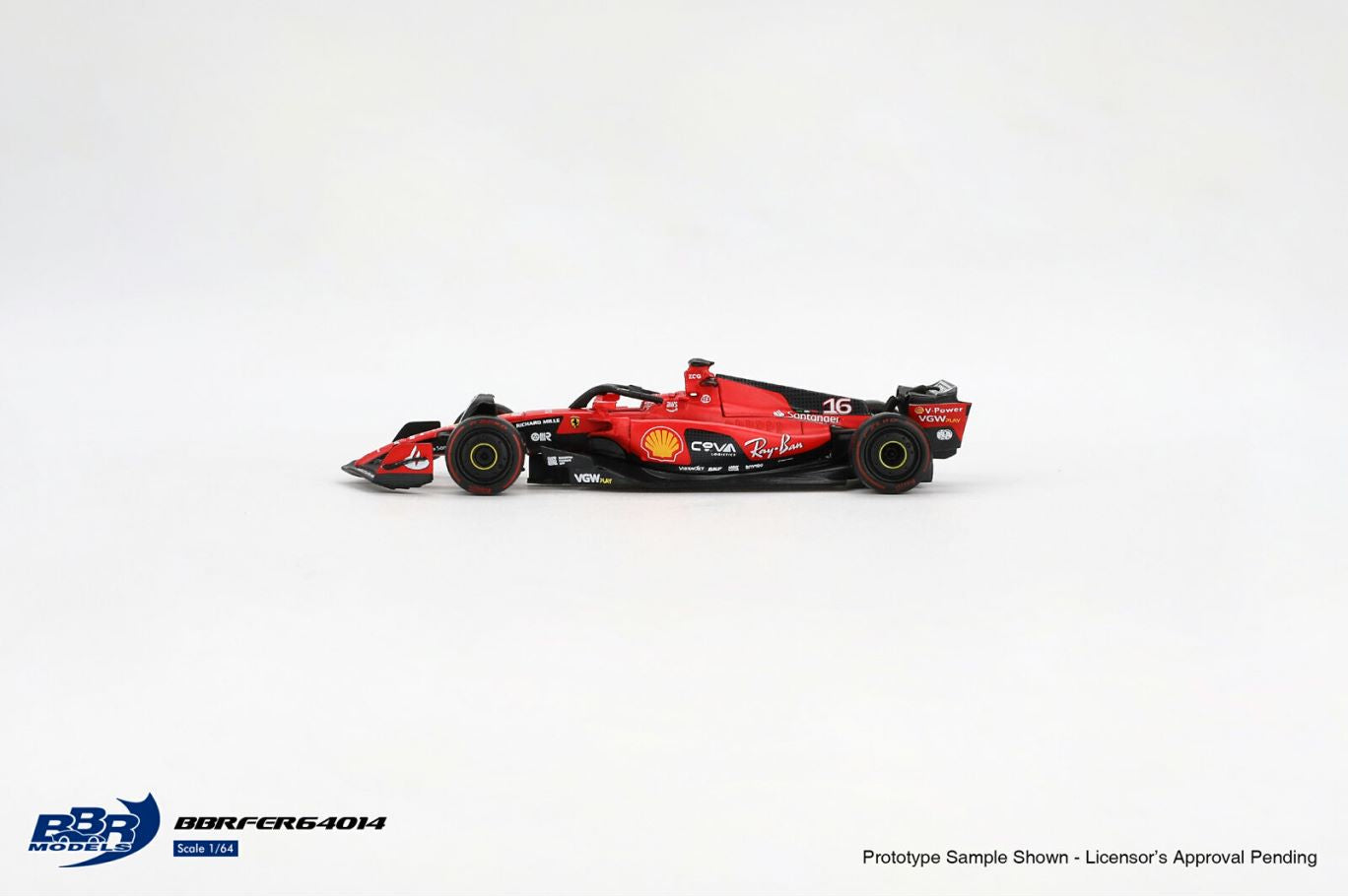 1/64 Ferrari SF23 #16 C. Leclerc 2023 Bahrain GP - BBRFER64014