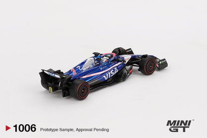 1/64 RB VCARB 01 NO.3 DANIEL RICCIARDO 2024 F1 2024 BAHRAIN GP BLISTER PACKAGING - MGT01006-BL