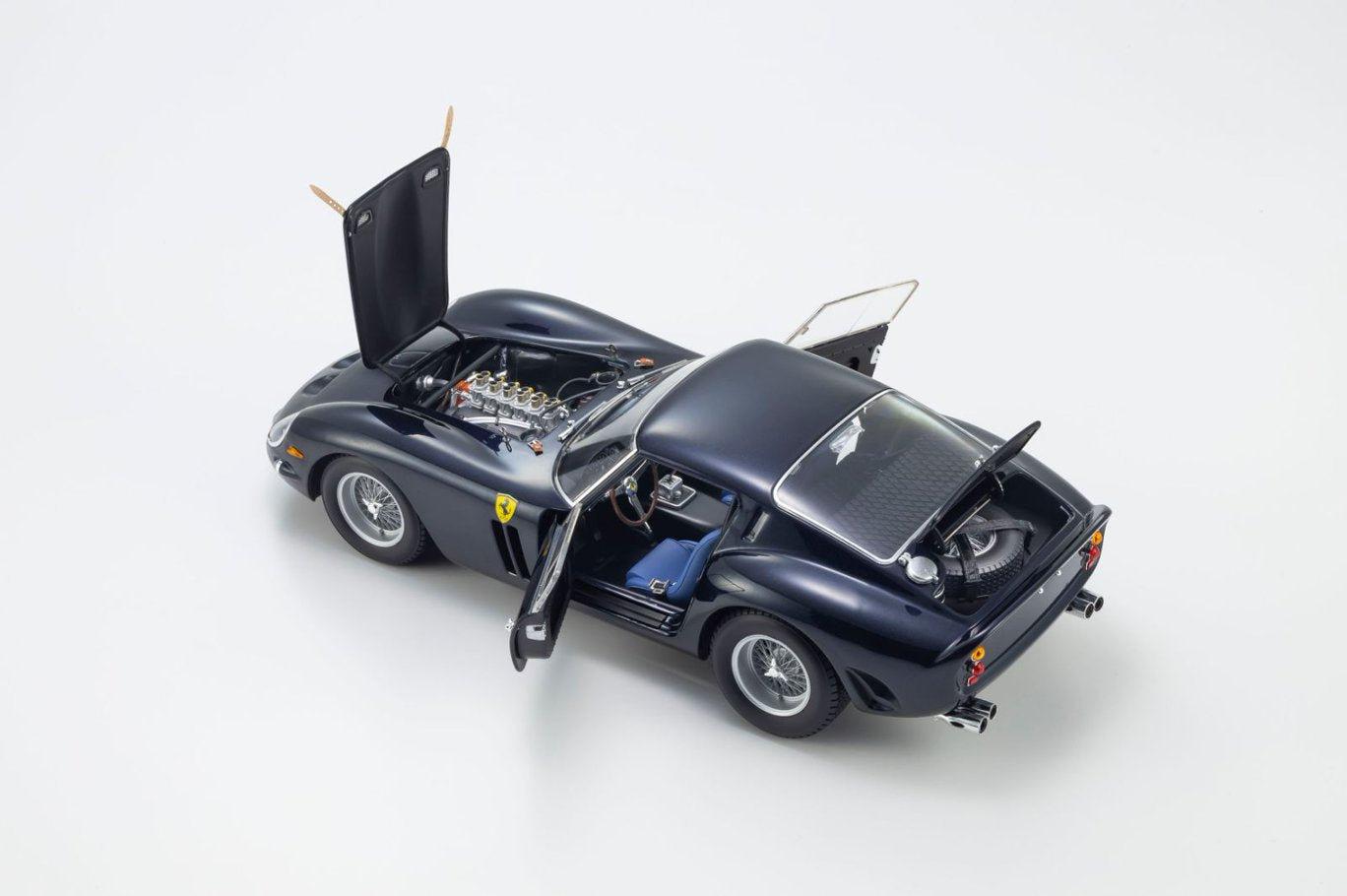 1/18 - Ferrari 250 GTO Dark Blue (Blu Scuro) - Kyosho - K08438H