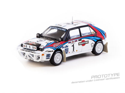 1/64 1992 Lancia Delta HF Integrale #1 Juha Kankkunen/Juha Piironen Safari Rally - Tarmac Models - TC-T64-049-92SAF01