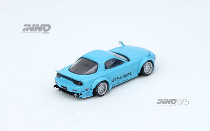 1/64 PANDEM ROCKET BUNNY RX7 (FD3S) Tiffany Blue - Inno64 - IN64-RX7FDP-TIFBLU