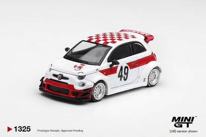 1/64 ABARTH 595 LB-WORKS X ABAS WORKS 1000 TC TRIBUTE  - Mini GT - MGT01325