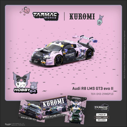 1/64 Audi R8 LMS GT3 evo II Macau GT Cup - FIA GT World Cup 2024 Uno Racing Adderly Fong - Tarmac Models - T64-043-24MGP10