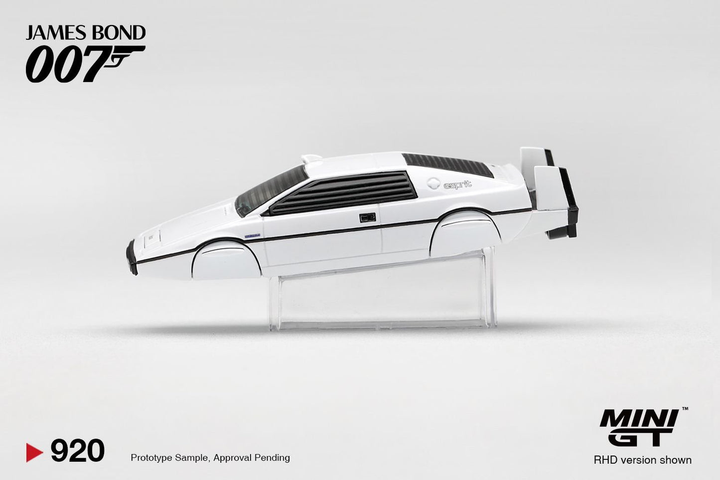 1/64 LOTUS ESPRIT S1 THE SPY WHO LOVED ME SUBMARINE (RHD) ENGLISH BLISTER PACKAGING - MiniGT - MGT00920-007E