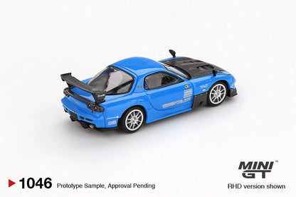 1/64  MAZDA RX-7 RE-AMEMIYA 20B NA 3ROTOR-7 AMA-SAN GO (RHD) BLISTER PACKAGING - MGT01046-BL