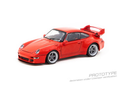 1/64 993 Remastered By Gunther Werks Red  - Tarmac - T64R-TL054-RE