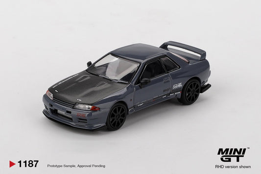 1/64 NISSAN SKYLINE GT-R TOP SECRET VR32 STEALTH GREY (RHD) - MiniGT - MGT01187