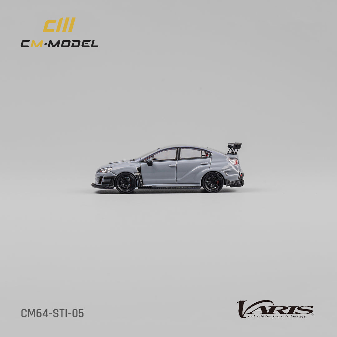 1:64 Subaru STI Varis Widebody 1.0 Gray - CM64- STI-05