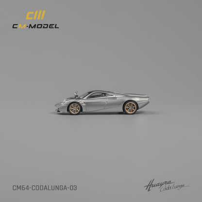 1:64 Pagani Codalunga Metallic silver- CM Models - CM64-Codalunga-03