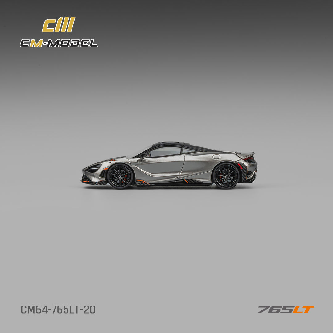 1/64 Mclaren 765LT Silver Gray 765LT  - CM Models - CM64-765LT-20