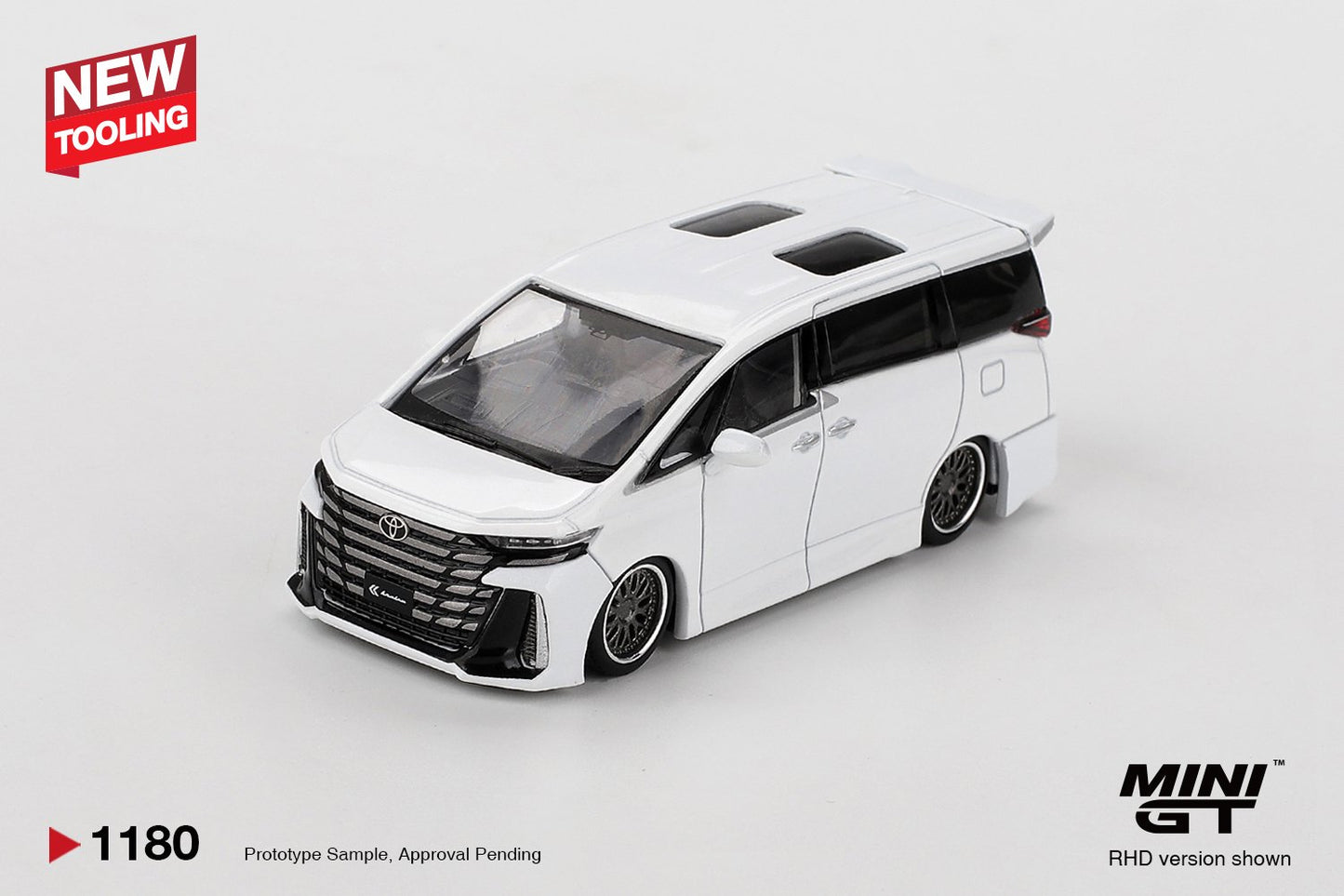 1/64 TOYOTA VELLFIRE 40 KUHL WHITE - MiniGT - MGT01180