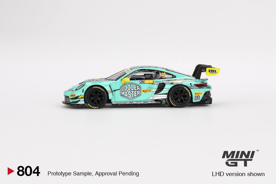 1/64 PORSCHE 911 GT3 R NO.28 HUBAUTO RACING 2023 FIA GT WORLD CUP 70TH MACAU GRAND PRIX (LHD) - MGT00804-L