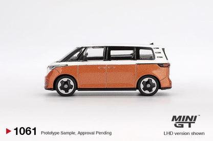1/64 VOLKSWAGEN ID.BUZZ CANDY WHITE/ENERGETIC ORANGE (RHD) - MGT01061-R
