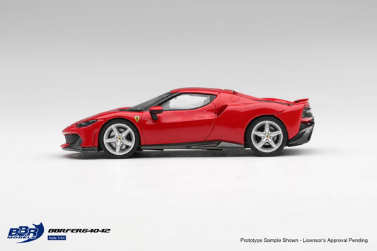 1/64 Ferrari 296 Speciale Rosso Corsa - BBR Models - BBRFER64042