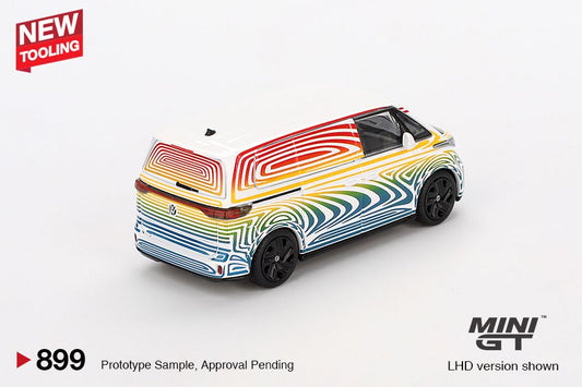 1/64 VOLKSWAGEN ID.BUZZ PROTOTYPE RAINBOW (LHD) BLISTER PACKAGING NEW TOOLING - MGT00899-BL