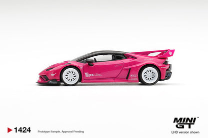 1/64 LB WORKS LAMBORGHINI HURACAN GT RUBY PURPLE - Mini GT - MGT01424  ***Pre Order***