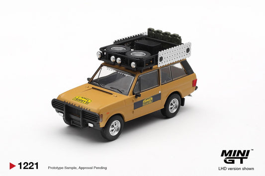 1/64 RANGE ROVER 1981 CAMEL TROPHY SUMATRA K.STOPPA AND A.VALLDORF - Mini GT - MGT01221