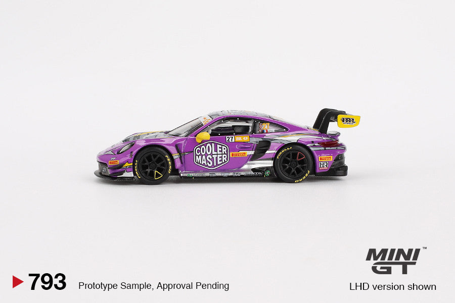 1/64 PORSCHE 911 GT3 R NO.27 HUBAUTO RACING 2023 FIA GT WORLD CUP 70TH MACAU GRAND PRIX (LHD) - Mini GT - MGT00793-L