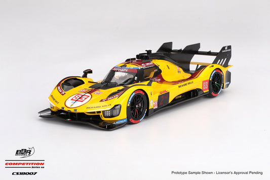 1:18 Ferrari 499P #83 AF Corse 2025 WEC Qatar 1812km 2nd Place - BBR Models - CS18007