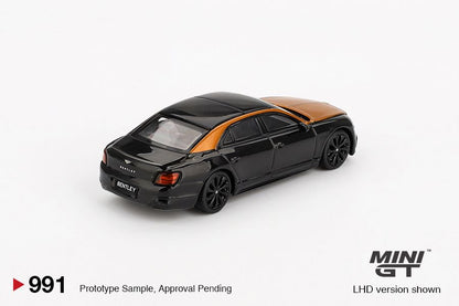 1/64 BENTLEY FLYING SPUR ORANGE FLAME/ONYX (LHD) BLISTER PACKAGING - MGT00991-BL