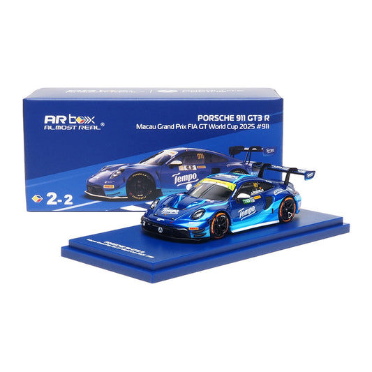 1/64 Porsche 911 GT3 R - Macau FIA GT World Cup 2025 #911  - AR Box - 640002011