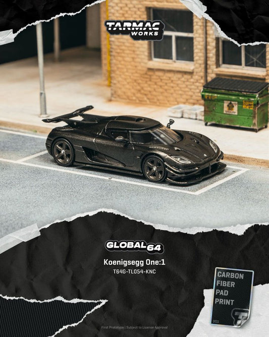 1/64 - Koenigsegg One:1 KNC - TARMAC - T64G-TL054-KNC