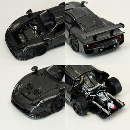 1/64 Porsche 911 - LeMans GT1 1997 - Transcend Models - Carbon Black