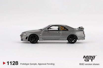 1/64 NISSAN SKYLINE GT-R DARK METAL GREY (NISMO BCNR33 CRS VERSION) - MGT01128