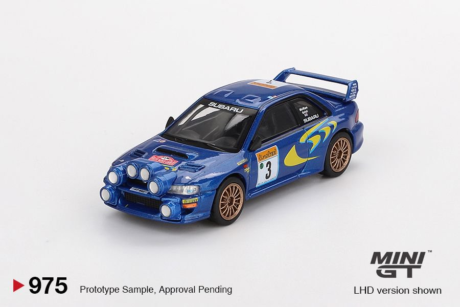 1/64 SUBARU IMPREZA WRC98 1998 RALLY MONTE-CARLO 3RD PLACE NO.3 (LHD) BLISTER PACKAGING - MGT00975-BL