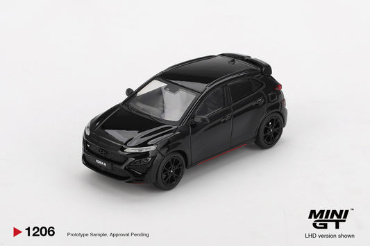 1/64 - Hyundai KONA N Phantom Black - MiniGT - MGT01206-L