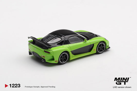 1/64  MAZDA RX-7 VEILSIDE FORTUNE 7 GREEN - Mini GT - MGT01223