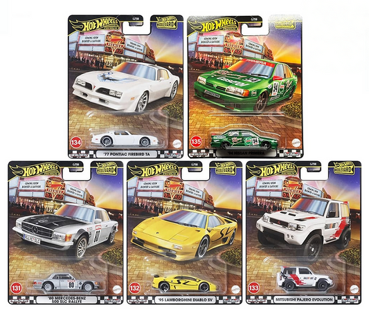 1/64 Hot Wheels Boulevard 2025 Mix 4 Set of 5
