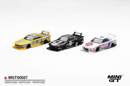 1/64 INOZETEK x Liberty Walk R32 Set 2026 Show Edition - Mini GT - MGTS0027***Pre Order***
