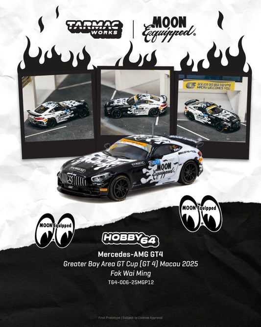 1/64 Mercedes-AMG GT4 Greater Bay Area GT Cup (GT 4) Macau 2025 FOK Wai Ming - Tarmac Works - T64-006-25MGP12