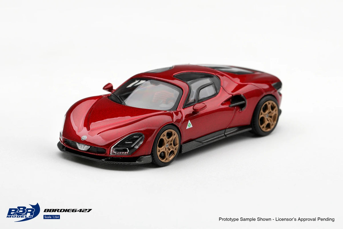 1/64 Alfa Romeo 33 Stradale Rosso Villa d'Este - BBR Models - BBRFER64027 *** Pre Order ***