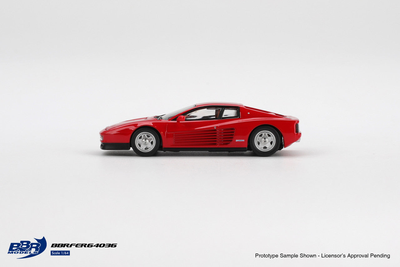 1:64 1987 Ferrari Testarossa Rosso Corsa - BBR Models - BBRFER64036