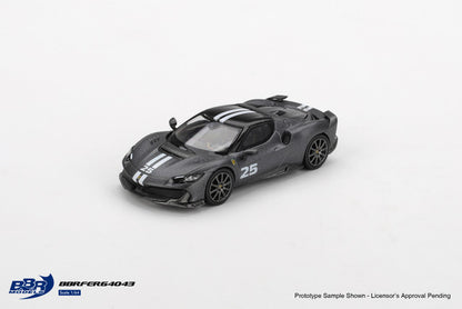 1:64 Ferrari 296 Speciale Grigio Silverstone Opaco - BBR Models - BBRFER64043
