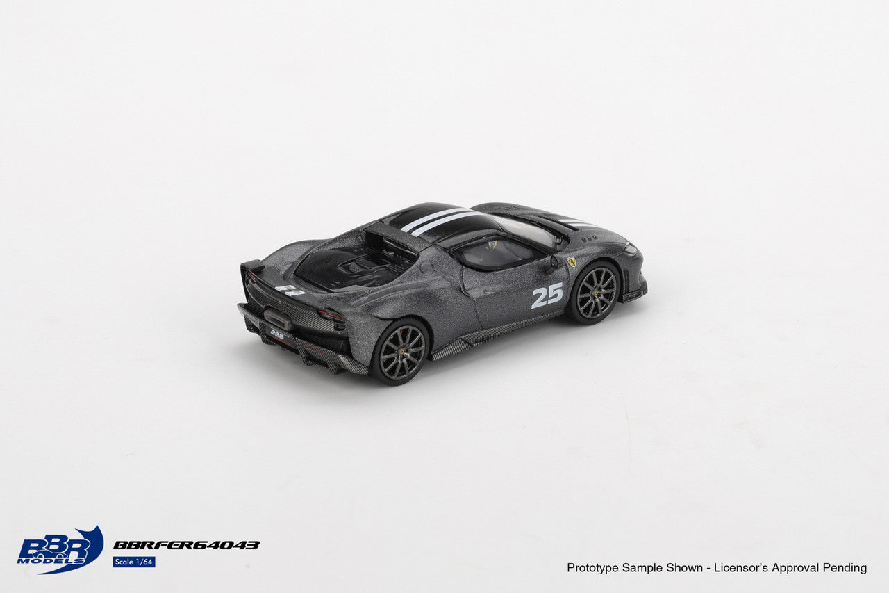 1:64 Ferrari 296 Speciale Grigio Silverstone Opaco - BBR Models - BBRFER64043