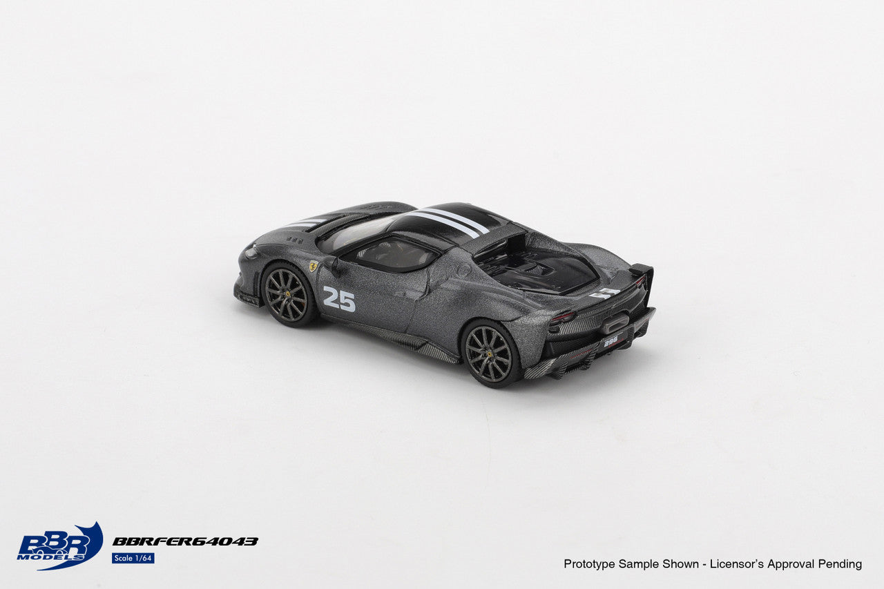 1:64 Ferrari 296 Speciale Grigio Silverstone Opaco - BBR Models - BBRFER64043