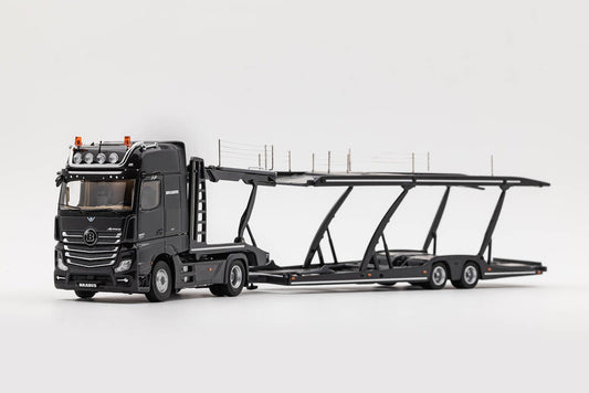 1/64 Mercedes-Benz Actros 2-BLACK - GCD Diecast - KS-069-403