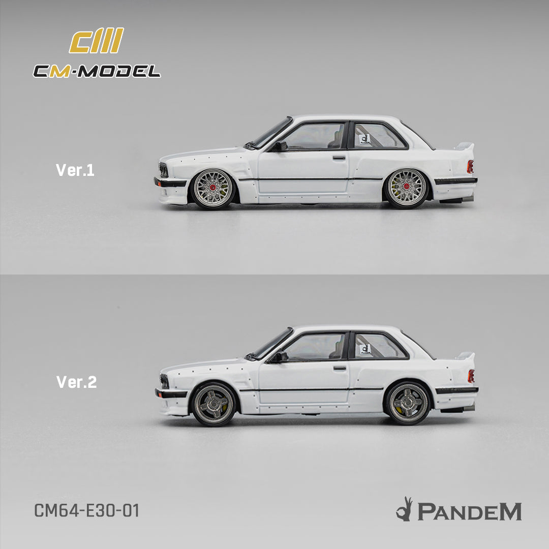 1/64 Pandem M3E30 Pearl White M3E30 - CM Models - CM64-E30-01