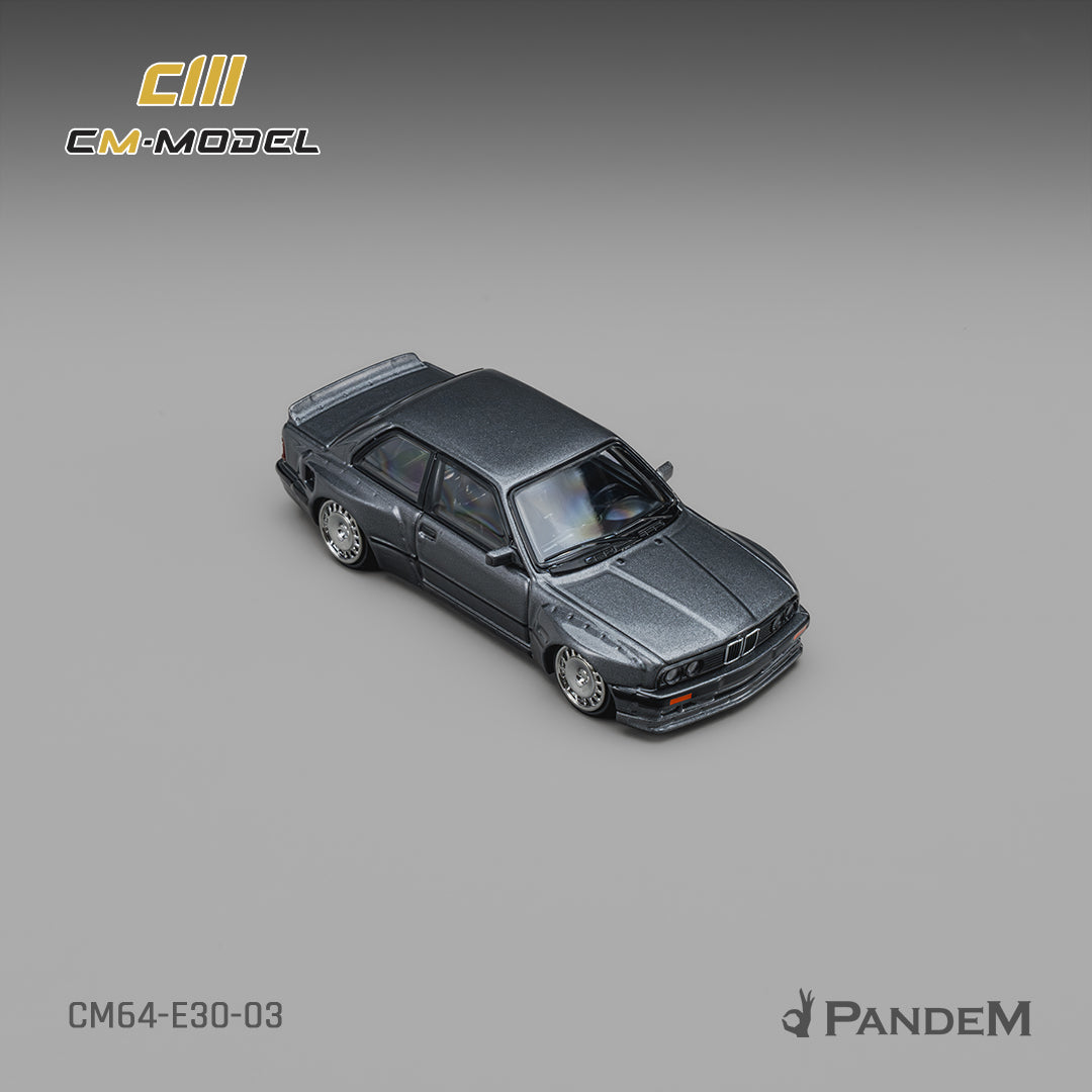 1/64 Pandem M3 E30 Metallic gunmetal gray M3E30 - CM Models - CM64-E30-03